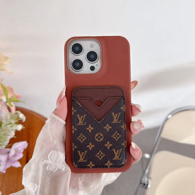 Tunde Store Louis Vuitton Monogram Card Slot Leather iPhone Case