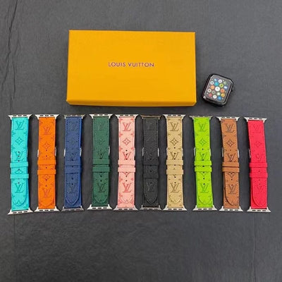 Tunde Store Louis Vuitton Monogram Embossed Apple Watch Bands