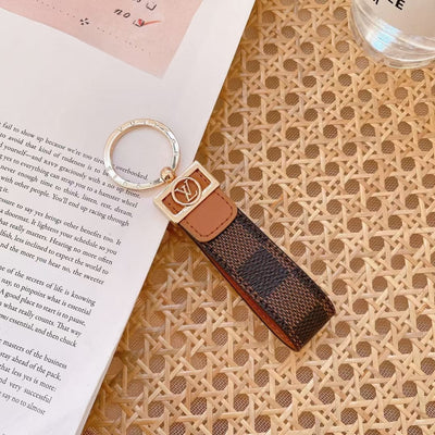 Tunde Store Louis Vuitton Monogram Key Holders with Gold Ring | LV Keychain
