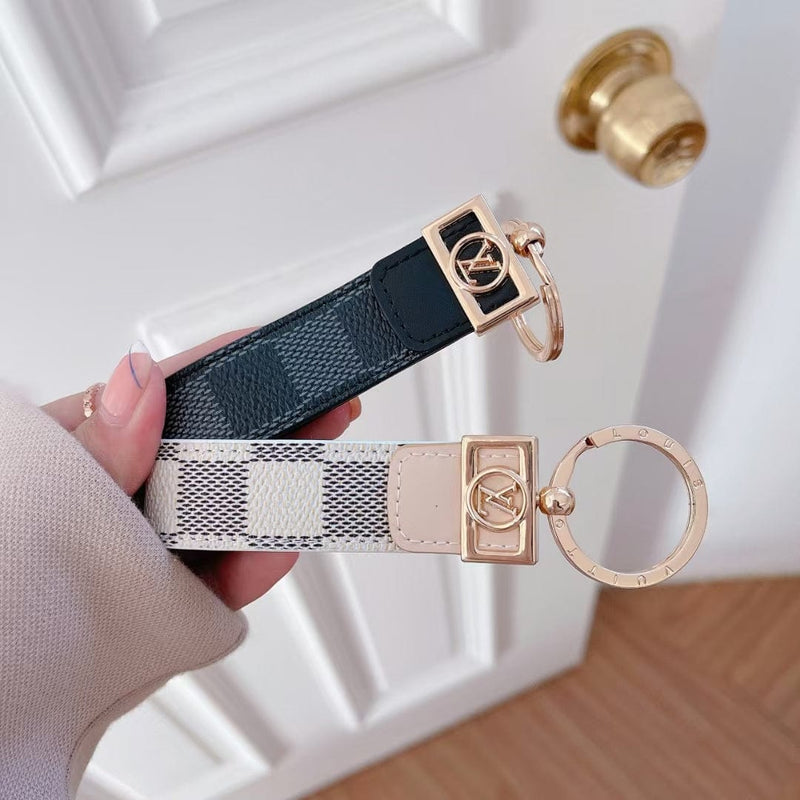 Tunde Store Louis Vuitton Monogram Key Holders with Gold Ring | LV Keychain