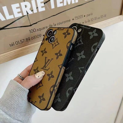 Tunde Store Louis Vuitton Monogram Leather iPhone Cases - Available for iPhone 11 to iPhone 15