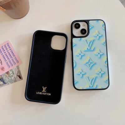 Tunde Store Louis Vuitton Pastel Monogram Embossed iPhone Cases