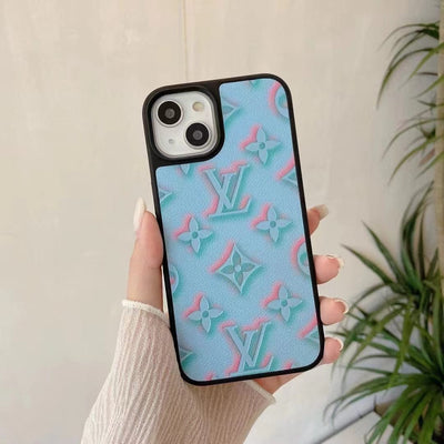 Tunde Store Louis Vuitton Pastel Monogram Embossed iPhone Cases