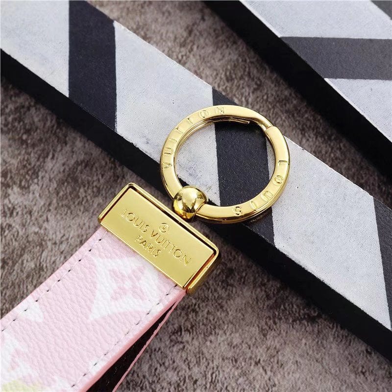 Tunde Store Louis Vuitton Pastel Monogram Key Holders with Gold Accents | LV Keychain