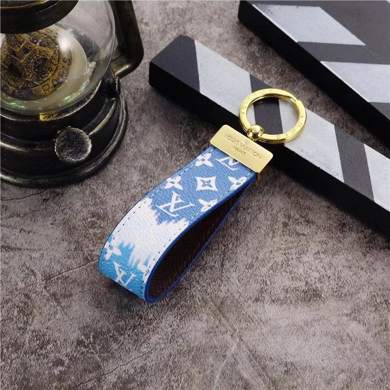 Tunde Store Louis Vuitton Pastel Monogram Key Holders with Gold Accents | LV Keychain