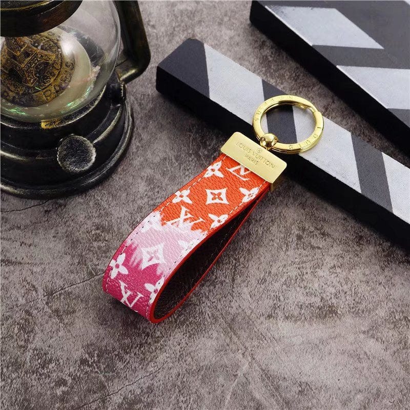 Tunde Store Louis Vuitton Pastel Monogram Key Holders with Gold Accents | LV Keychain