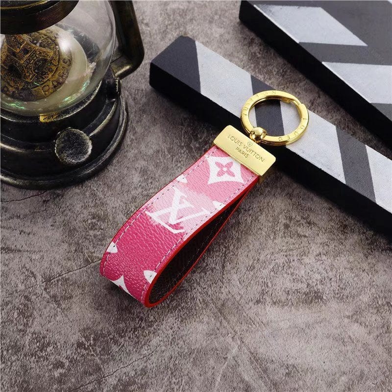 Tunde Store Louis Vuitton Pastel Monogram Key Holders with Gold Accents | LV Keychain