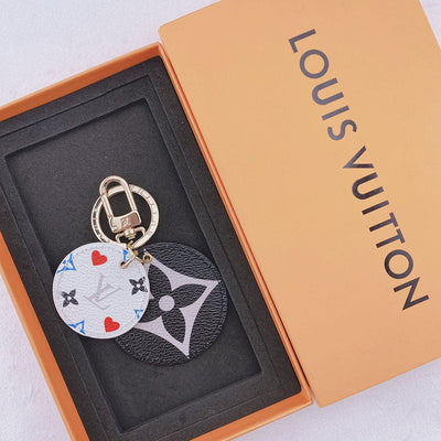 Tunde Store Louis Vuitton Rounded Leather Keychain | Bag Keychain