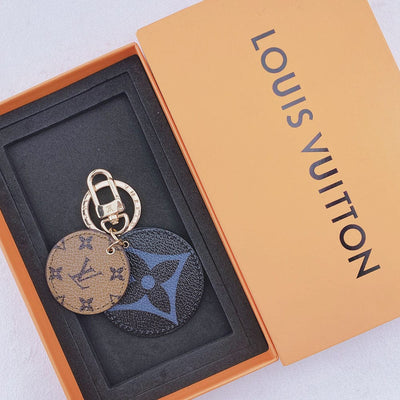 Tunde Store Louis Vuitton Rounded Leather Keychain | Bag Keychain