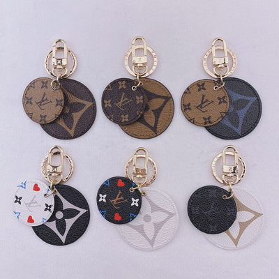 Tunde Store Louis Vuitton Rounded Leather Keychain | Bag Keychain