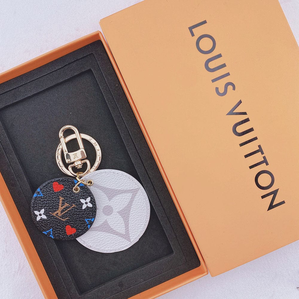 Tunde Store Louis Vuitton Rounded Leather Keychain | Bag Keychain
