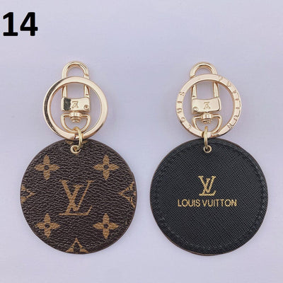 Tunde Store Louis Vuitton Rounded Leather Keychain | Bag Keychain