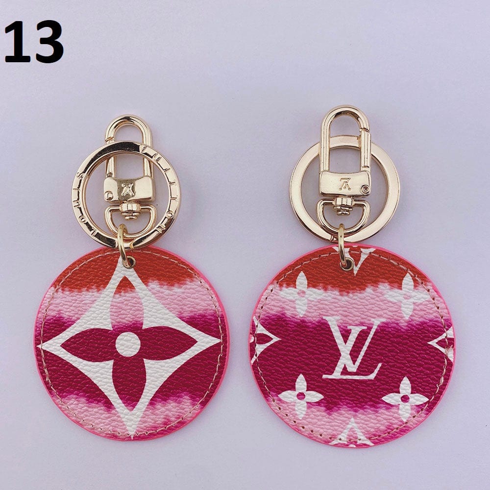 Tunde Store Louis Vuitton Rounded Leather Keychain | Bag Keychain