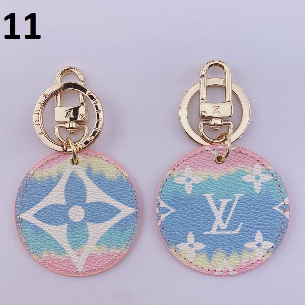 Tunde Store Louis Vuitton Rounded Leather Keychain | Bag Keychain
