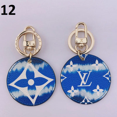 Tunde Store Louis Vuitton Rounded Leather Keychain | Bag Keychain