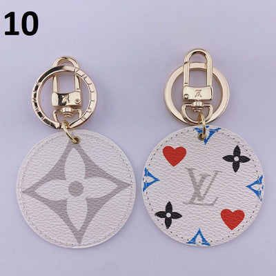 Tunde Store Louis Vuitton Rounded Leather Keychain | Bag Keychain