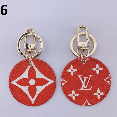 Tunde Store Louis Vuitton Rounded Leather Keychain | Bag Keychain