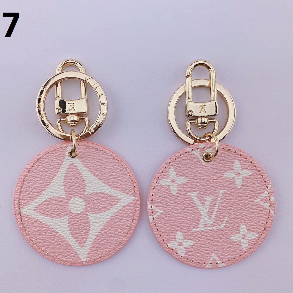 Tunde Store Louis Vuitton Rounded Leather Keychain | Bag Keychain