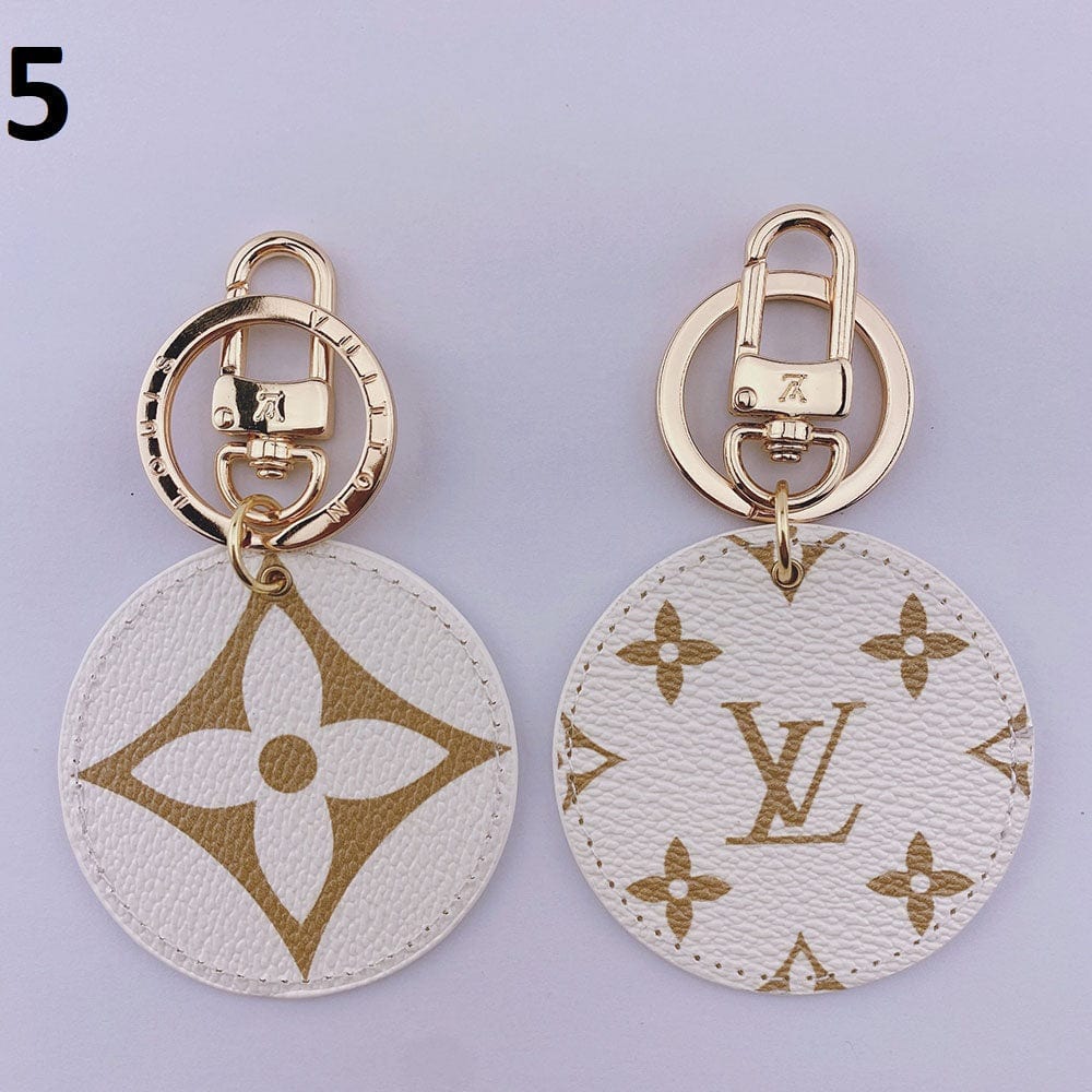 Tunde Store Louis Vuitton Rounded Leather Keychain | Bag Keychain