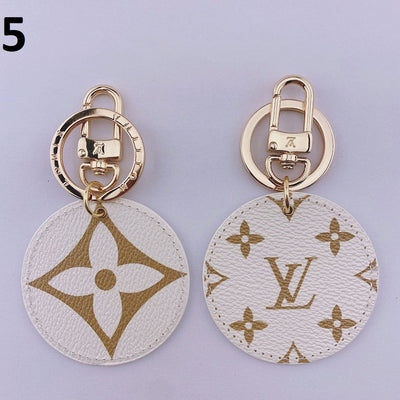 Tunde Store Louis Vuitton Rounded Leather Keychain | Bag Keychain