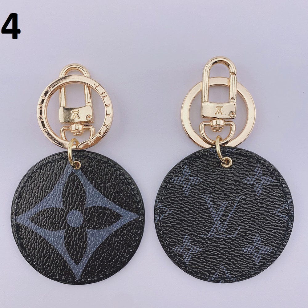 Tunde Store Louis Vuitton Rounded Leather Keychain | Bag Keychain