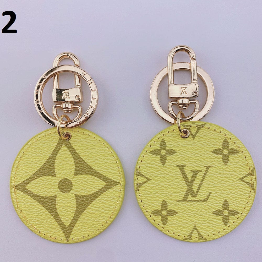 Tunde Store Louis Vuitton Rounded Leather Keychain | Bag Keychain