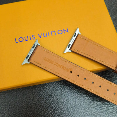 Tunde Store Louis Vuitton Textured Leather Watch Band 38/40/41/42/44/45/49 mm