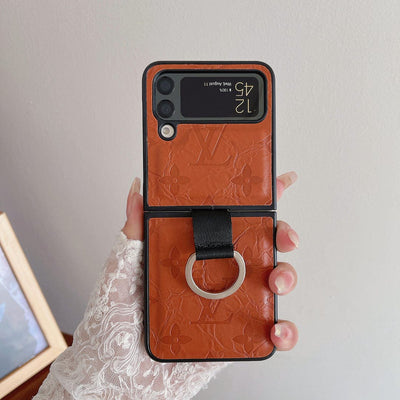 Tunde Store Louis Vuitton Z Flip Phone Case with Ring Holder