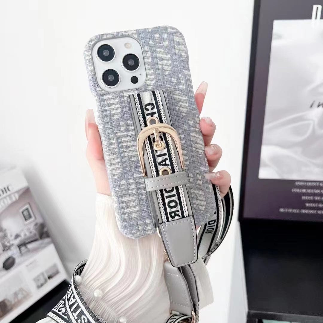 Tunde Store Luxurious Hand Strap iPhone 15 Cover