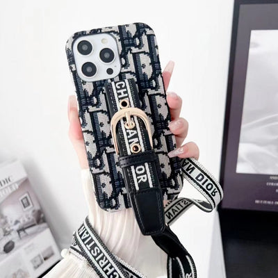 Tunde Store Luxurious Hand Strap iPhone 15 Cover