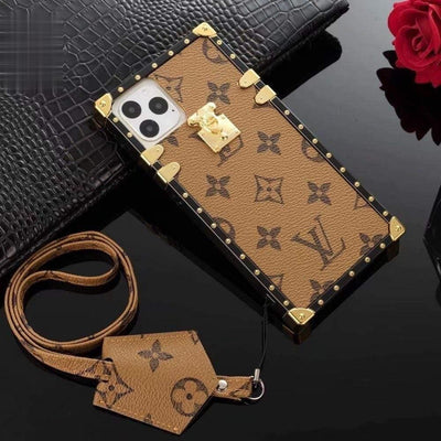 Tunde Store Luxurious Louis Vuitton Monogram Phone Cases For Iphone 12 - iPhone 15