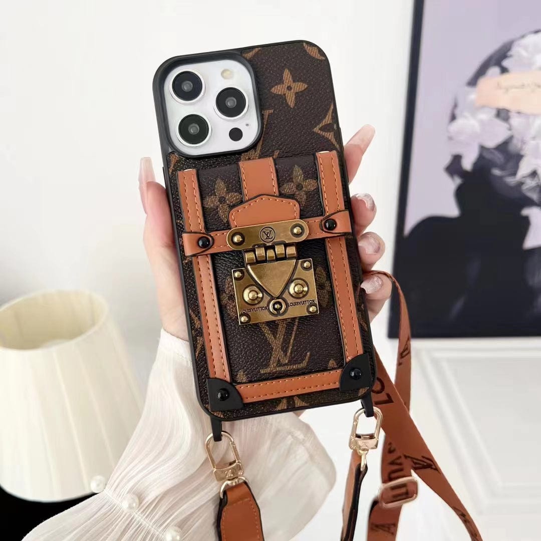 Tunde Store Luxury and Protection iPhone 15 Case with Hand Strap