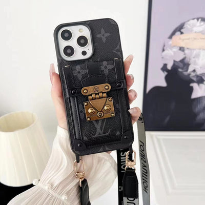 Tunde Store Luxury and Protection iPhone 15 Case with Hand Strap