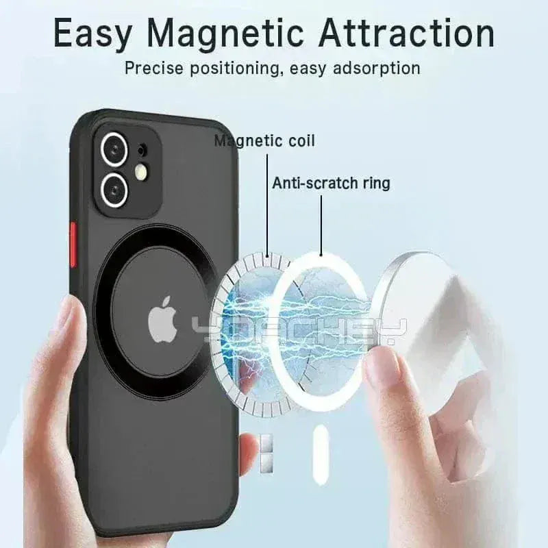 Tunde Store Luxury Magnetic For Magsafe Wireless Charge Phone Case