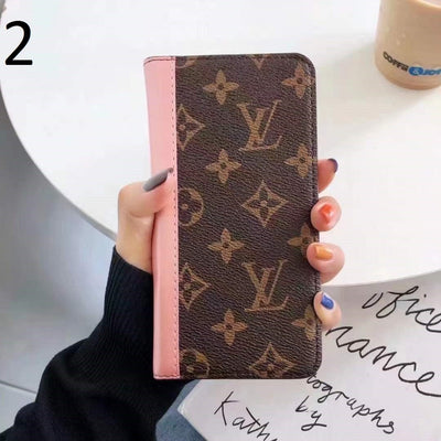 Tunde Store New Leather Louis Vuitton and Gucci Folio Cases for iPhone 15