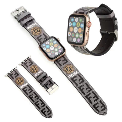 Tunde Store Sleek Leather Fendi Watch Band 38/40/41/42/44/45/49 mm