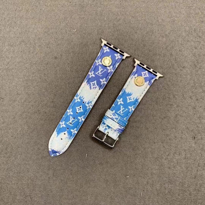 Tunde Store Smooth Leather Louis Vuitton Watch Band 38/40/41/42/44/45/49 mm
