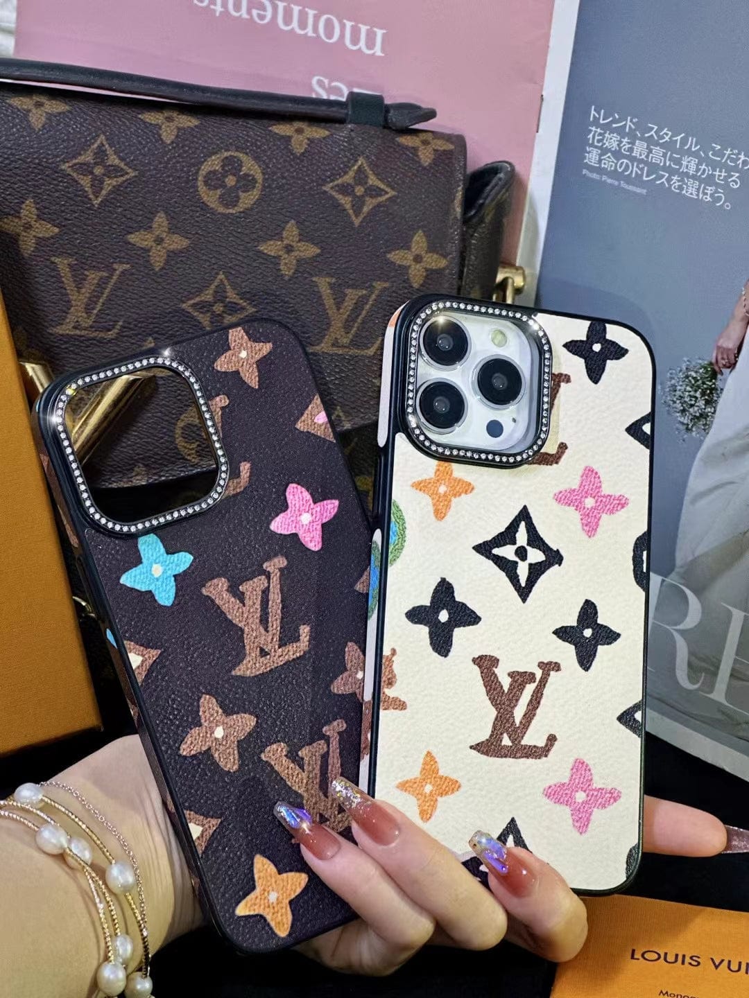Tunde Store Stylish Louis Vuitton iPhone Case iphone 15, iphone 15Pro, iphone 15Pro Max